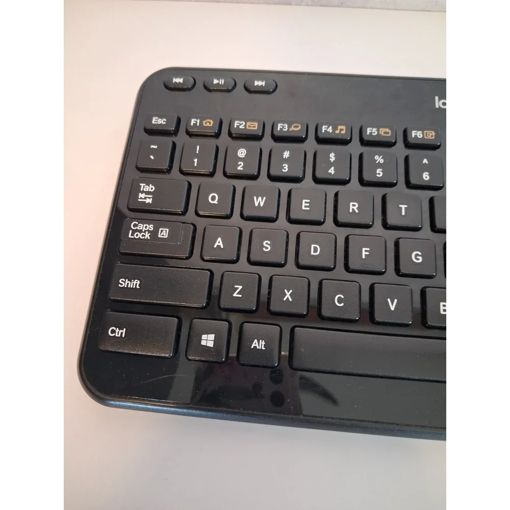 Logitech K360 Wireless Keyboard Compact Slim USB Unifying Receiver Black